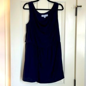 Navy Formal Romper